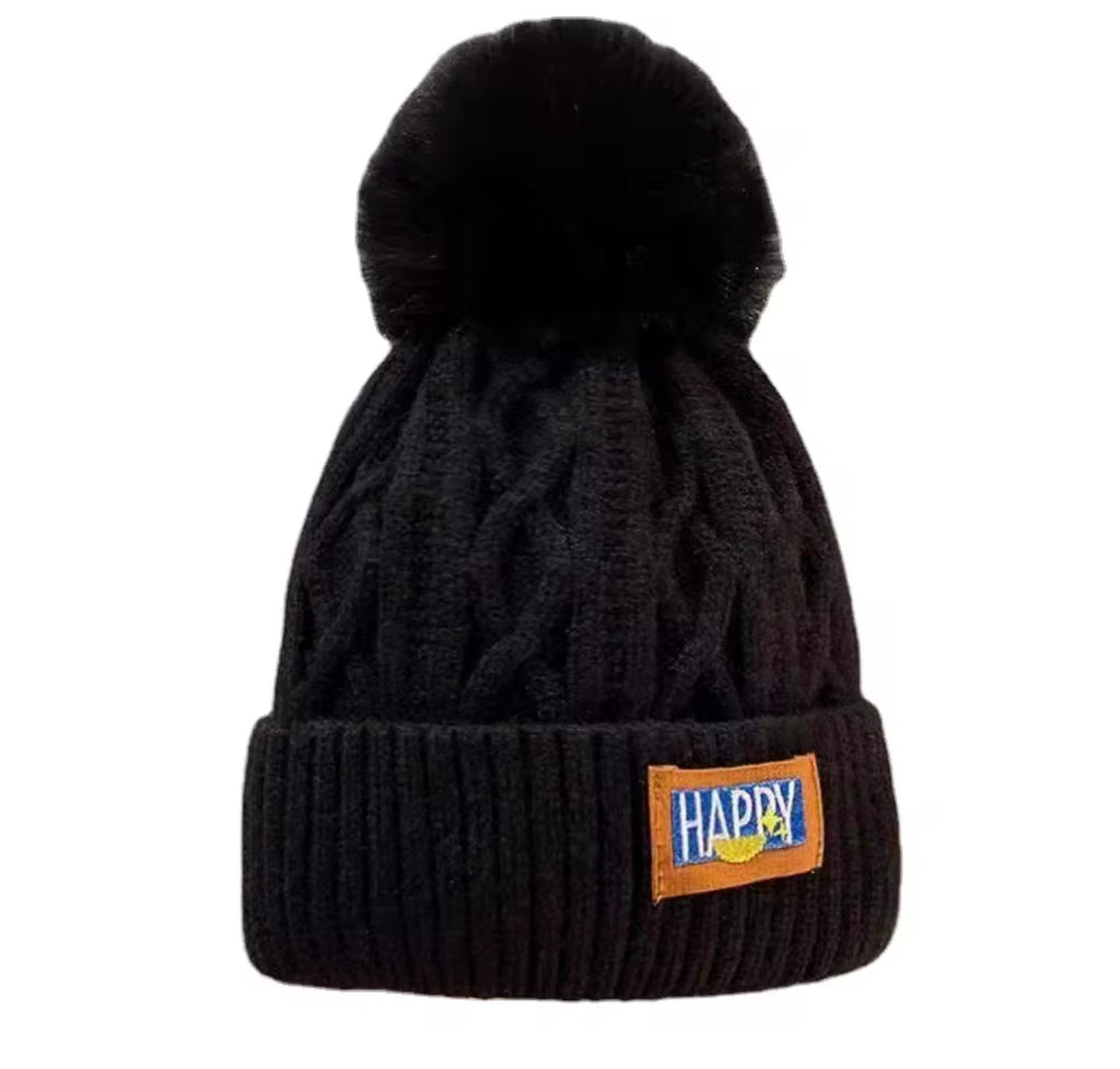 Handmade Happy winter Beanie