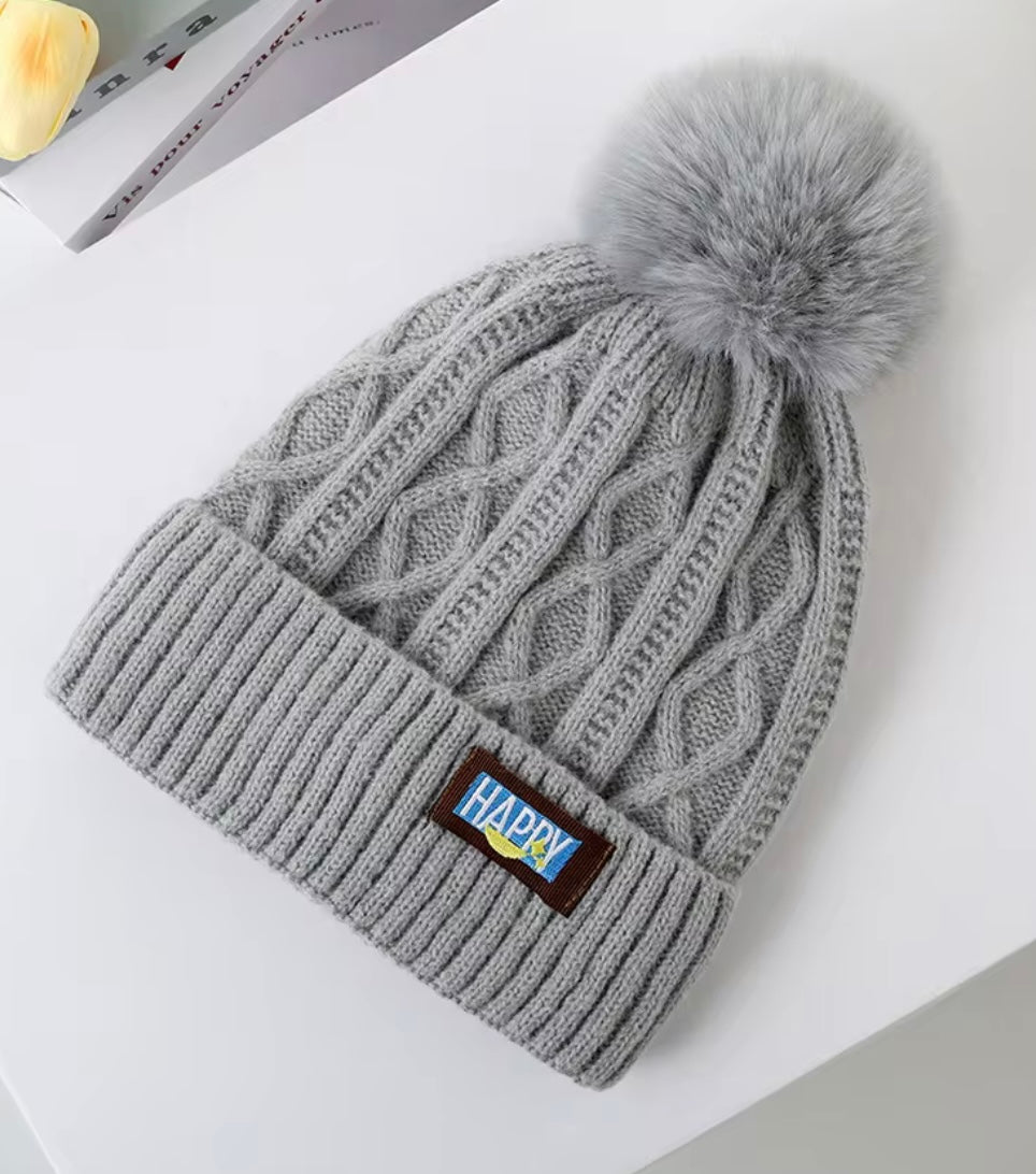 Handmade Happy winter Beanie
